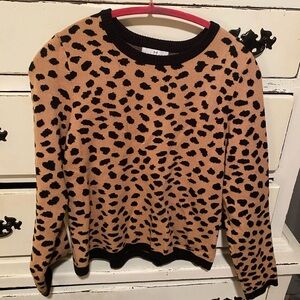 Leopard sweater. Worn a few times